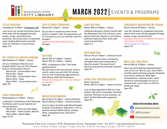 March 2022 Event Descriptions - EN