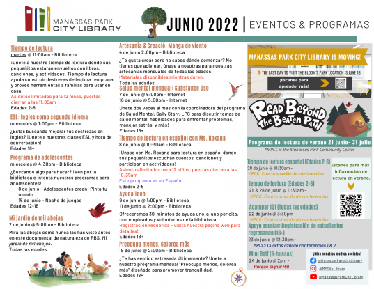 June 2022 Event Descriptions - ES
