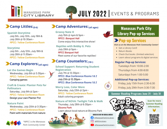 July 2022 Event Descriptions - EN