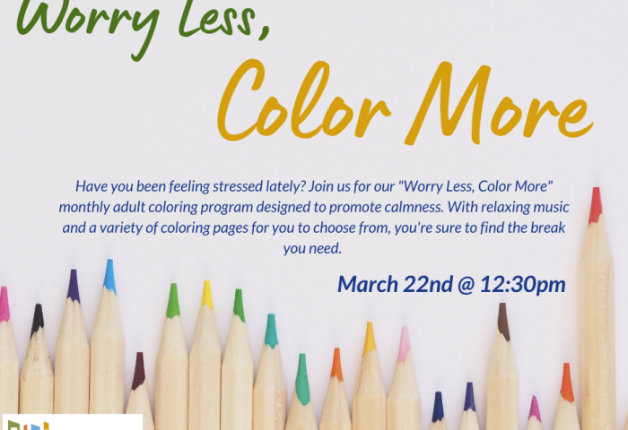 Worry Less, Color More