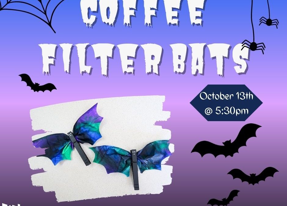 Coffee Filter Bats