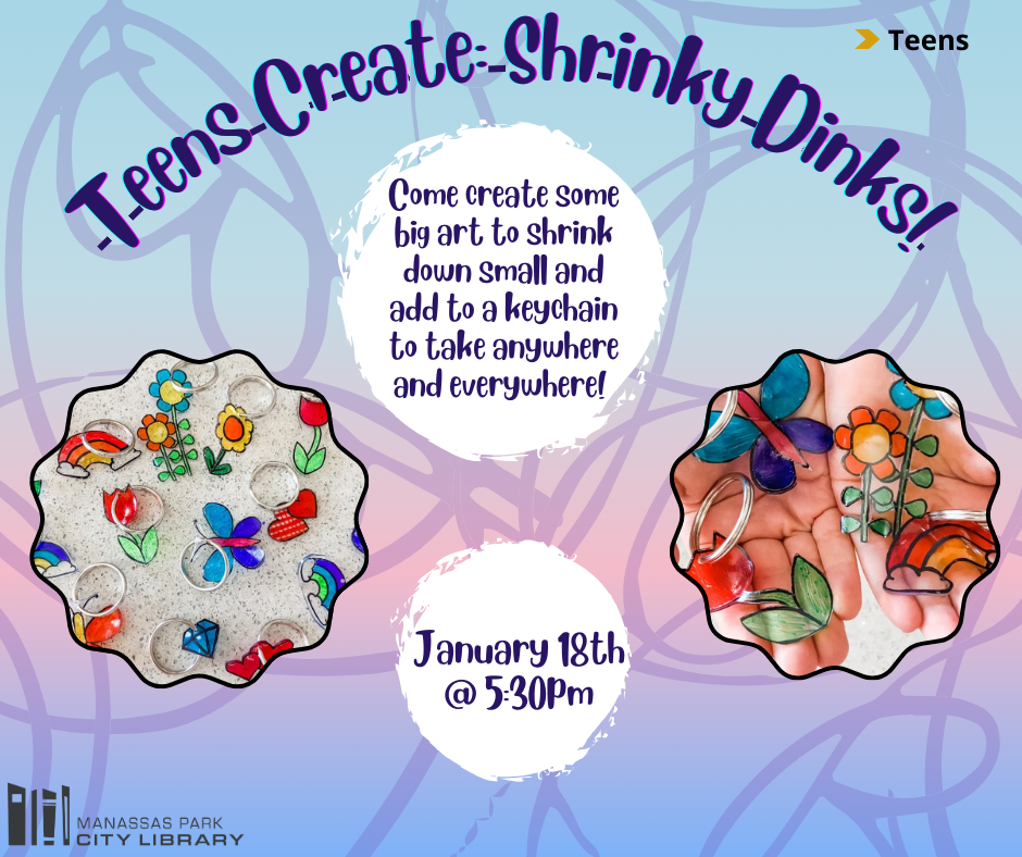 Teen’s Create: Shrinky Dink Keychains